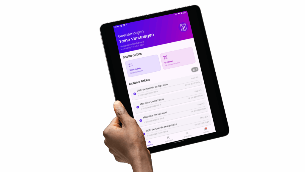Digitale werkbonnen app - Viraguides