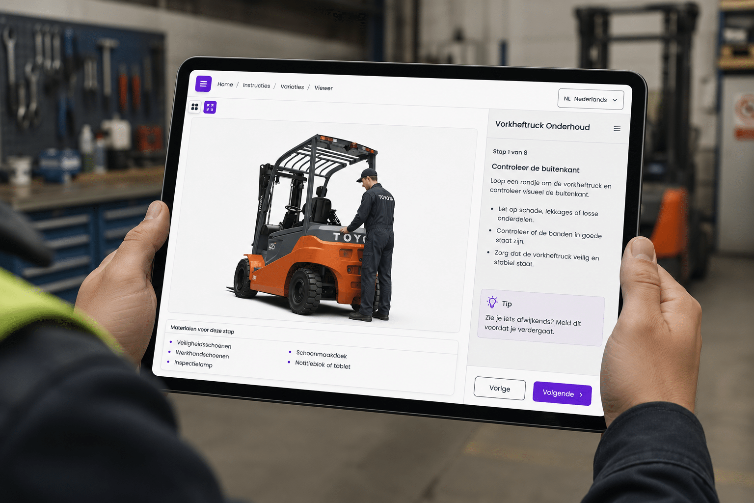 Digitale werkinstructies maken en uitvoeren met Viraguides