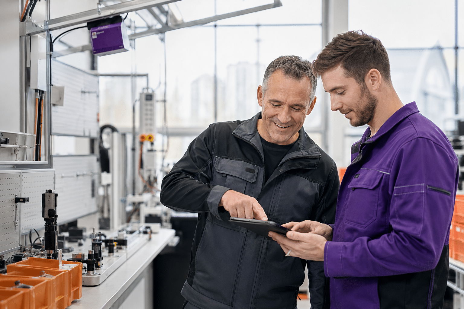 Ervaren productiemedewerker draagt vakkennis over via digitale werkinstructies